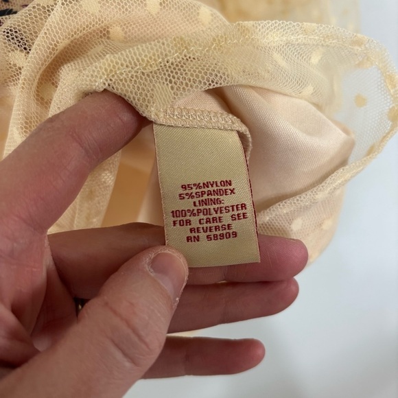 Reba Western Cream Boho Western Bell Sleeve Lined Blouse Size L - Picture 5 of 6